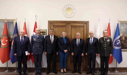 Bakan Güler, Bulgaristan ve Romanya Savunma Bakanı Yardımcılarını kabul etti