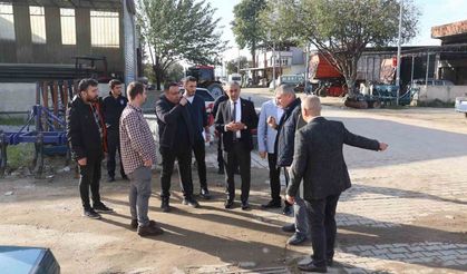 Başkan Kaplan Sanayi esnafı için kolları sıvadı