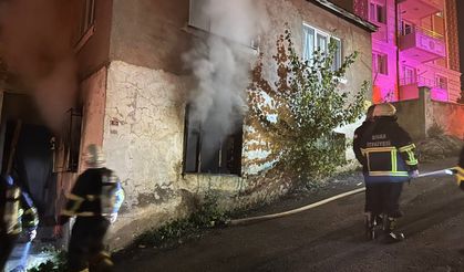 Sivas’ta ev yangını
