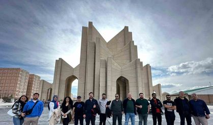 Yüksekovalılar Tebriz’in tarihi mekanlarını gezdi